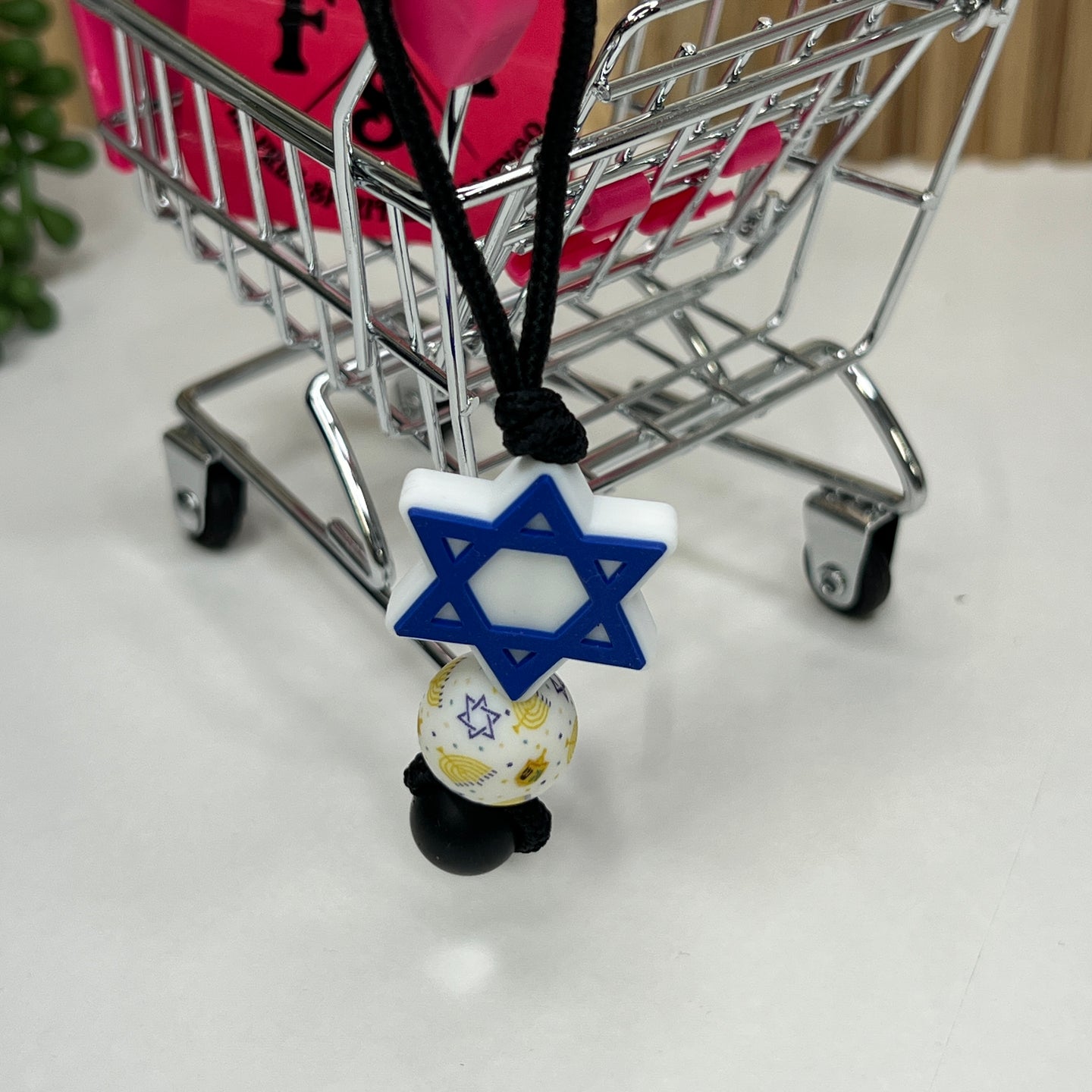 Star Of David Zipper Charm
